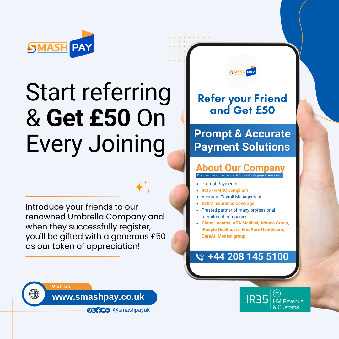 Social and marketing creative for SmashPay, a UK payroll services provider.