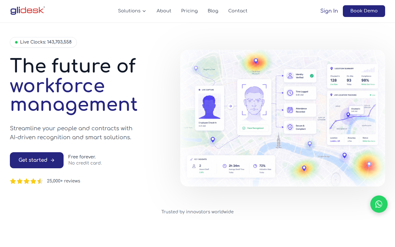 Glidesk website